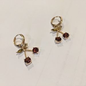 Cherry kiss huggie Earrings